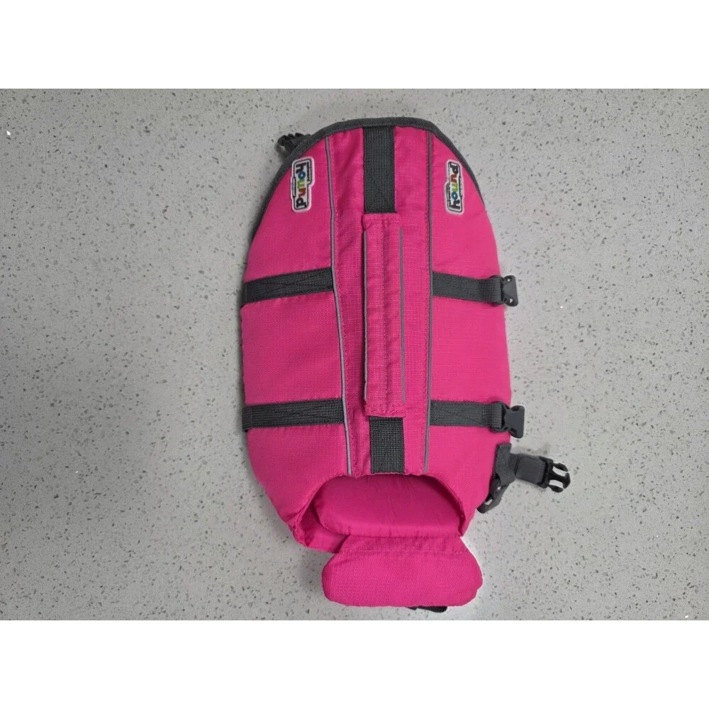 Outward Hound Granby Pink Splash Dog Life Jacket Small